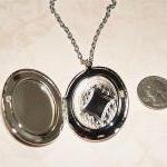 PEACOCK CAMEO Necklace Lock..