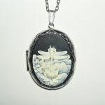 DRAGONFLY CAMEO Necklace Lo..
